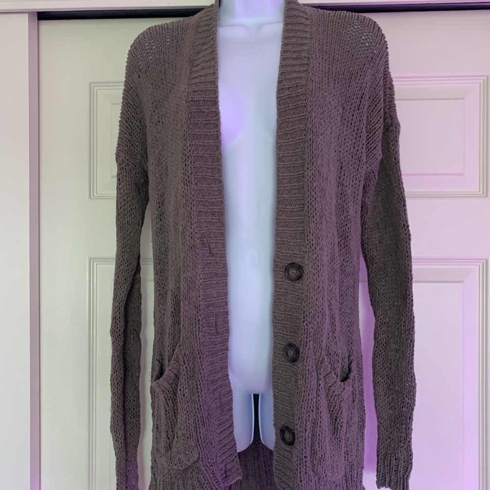 Abercrombie & Fitch brown cardigan. Size XS/S
